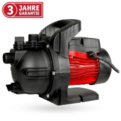 WALTER Gartenpumpe 600W, 30m Förderhöhe, 3,5 bar für 42,41€ (Vergleich: 62,91€)