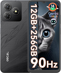 OSCAL Flat 2 Gemini AI Smartphone (Android 14, 12+256GB) für nur 84,99€