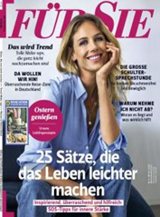 FÜR SIE Jahresabo (24 Ausgaben) für nur 93,28€ + bis zu 95€ Prämie