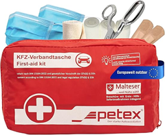 PETEX Verbandtasche nach DIN 13164 für 7,99€ (Vergleich: 11,94€)