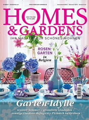 HOMES & GARDENS Halbjahresabo (6 Ausgaben) für 45,00€ + bis zu 40€ Prämie