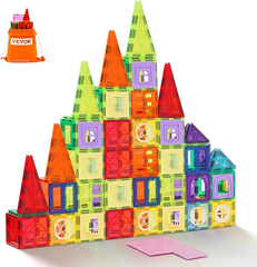 VEVOR Magnetische Bausteine (121 Teile) für 18,99€