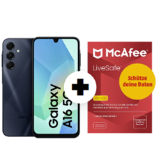 Samsung Galaxy A16 5G für 66€ mit 3GB 5G Daten, SMS und Sprachflat für 3,99€/Monat + Anschlussgebühr