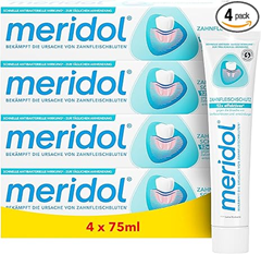 meridol Zahnpasta (4 × 75 ml) für 9,81€ (nur 2,45€ pro Tube)