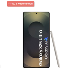 Samsung Galaxy S25 Ultra für 129€ mit 35GB 5G Telekom-Allnet Flat für 39,99€/Monat + 150€ Wechselbonus