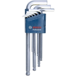 Bosch Professional Winkelschlüssel Set Hex, 9-teilig (1.5 – 10.0mm) für 13,99€ (Vergleich: 21,48€)
