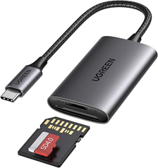 UGREEN USB-C SD 4.0 Kartenleser (bis zu 312Mbit/s) für 17,99€