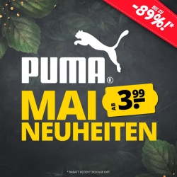 SportSpar: Puma Sale mit bis zu 89% Rabatt, 200 Neuheiten und Preisen ab 3,99€