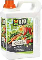 COMPO BIO Obst- und Gemüsedünger (2,5l) für 15,95€ (Vergleich: 26,18€)