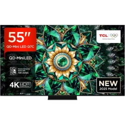 55″ TCL 55Q7C QD-Mini LED-Fernseher, 4K HDR Premium 2600, 144Hz für 599€ (Vergleich: 804,94€)