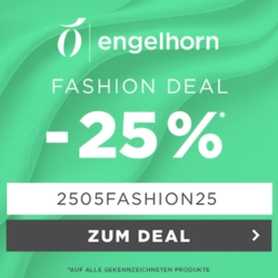 Engelhorn: 25% Rabatt auf Fashion