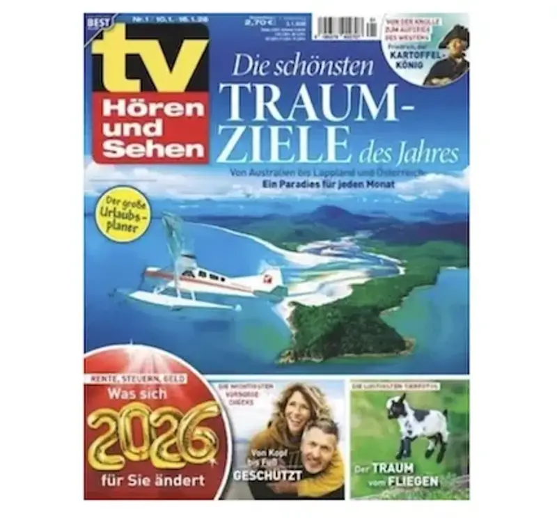 🗞️ 52 Ausgaben TV Hören und Sehen für 177€ + 💰 Prämie: bis 170€ Gutschein