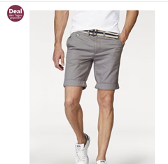 Tagesdeal bei Otto: Bruno Banani Chinoshorts inklusive Gürtel ab 19,98€