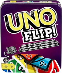 Mattel Games UNO Flip in robuster Metalldose für 9,99€ (VG: 16,48€)