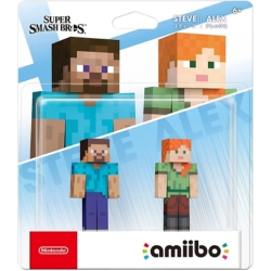 Nintendo AMIIBO: Super Smash Bros. Collection – Steve/Alex (Minecraft) für 16,26€ (Vergleich: 23,49€)
