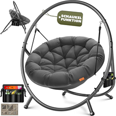 KESSER® Hängesessel mit Gestell Bali für 151,80€ (VG: 169,80€)
