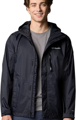 [bis Mitternacht] Columbia Herren Pouring Adventure Regenjacke für 48,99€ (VG: ab 64,94€)