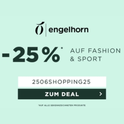 Engelhorn: 25% Rabatt auf Sport & Fashion