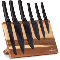 7-teilige Klarstein Kissaki Messerset inkl. Messerblock aus Edelstahl für 25,49€ (Vergleich: 34,99€)