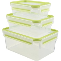 Emsa Food Clip & Close Frischhalte-Dosen 3er Set (515585) für 9,99€ (Vergleich: 16,93€)
