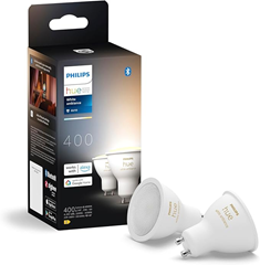 Philips Hue White GU10 LED Spot 2er Pack für 29,99€ (VG: 37,37€)