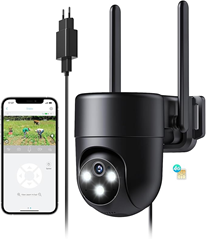 NUASI 4G LTE Überwachungskamera Aussen für 29,22€