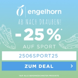 Engelhorn: 25% Rabatt auf rund 2.000 Sportartikel