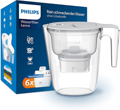 Philips Wasserfilterkanne + 6 Filterkartuschen für 25,99€ (VG: 38,40€)