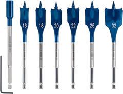 Bosch SelfCut Speed Flachfräsbohrer-Set (7-tlg., Ø16–32 mm) für 16,18€ (Vergleich: 20,46€)