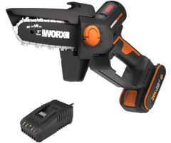 WORX WG325E Nitro Mini Akku-Kettensäge für 99,99€ (Vergleich: 116€)