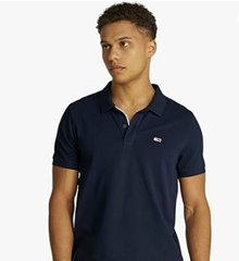 Tommy Jeans Herren S/S Polo (Bio-Baumwolle, Slim Fit) für 34,95€ (Vergleich: 47,34€)