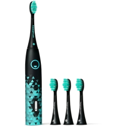 HAPPYBRUSH Eco VIBE 3 Schall-Zahnbürste + 3 Aufsteckbürsten für 46,99€