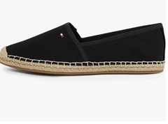Tommy Hilfiger Flag Canvas Espadrille Slipper Beige für 35€ (Vergleich: 58,86€)