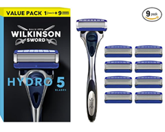 Wilkinson Sword Hydro 5 Skin Protection Rasierer mit 9 Ersatzklingen für 15,33€