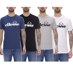 3 x ellesse Fuenti Herren T-Shirt mit Logo-Print für 29,97€
