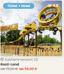 Rasti-Land inkl. Premium Hotel & Tagesticket ab 59€ pro Person