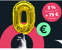 comdirect: kostenloses Girokonto + 75€ Prämie bei Nutzung + 3,0% aufs Tagesgeld für 6 Monate
