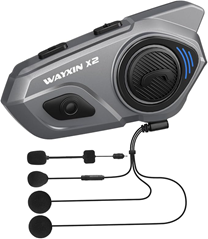 WAYXIN X2 Motorrad Intercom-System für 31,49€ (Vergleich: 62,99€)