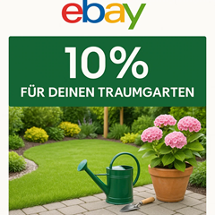 eBay: 10% Rabatt auf ausgewählte Garten-Artikel