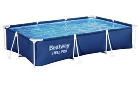 Bestway Steel Pro Pool (300×201×66 cm) inkl. Filterpumpe für 89,99€ (Vergleich: 118,96€) 