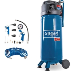 Scheppach Druckluft Kompressor 50L Luftkompressor 10bar + 13tlg. Set HC51V für 117,56€ (Vergleich: 159,90€)