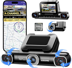 AZDOME 4K Dashcam M660 mit 4 Kameras für nur 149,98€