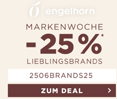 Engelhorn: 25% Rabatt auf ausgewählte Lieblingsbrands