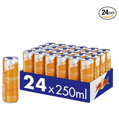 Red Bull Energy Drink Apricot Edition (24 × 250 ml) für nur 19€ (= 79 Cent je Dose)