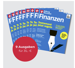 9 Ausgaben Stiftung Warentest Finanzen für 35€ inkl. Buch „Anlegen mit ETF“ und Notizbuch gratis