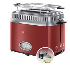Russell Hobbs Toaster Retro Rot für 39,99€ (Vergleich: 54,69€)