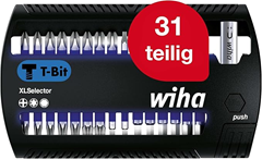 Wiha XLSelector T-Bit (31-tlg.) für 32,11€ (Vergleich: 37,01€)
