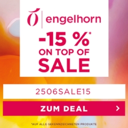 Engelhorn: 15% Extra-Rabatt on top auf den aktuellen Sale