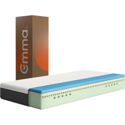 Emma Original Matratze 90×200 cm, 25 cm Hoch, H2 Mittelweich – 5-Zonen-Komfort für 185,13€ (Vergleich: 232,81€)