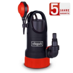 Scheppach DWP750 Klar- und Schmutzwasser Pumpe, 750 Watt für 41,31€ (Vergleich: 49,90€)
